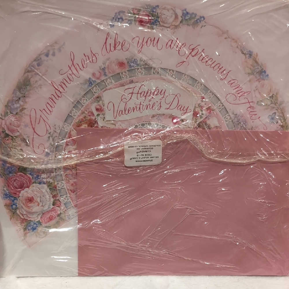 Vintage Valentine's Card Deluxe Select-A-Card Current Inc. SEALED Rare! Card
